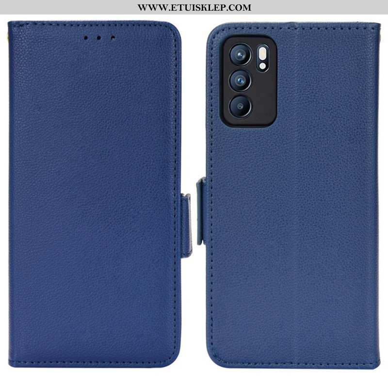 Obudowa Etui Na Telefon do Oppo Reno 6 5G Etui Folio Flap Double Nowe Kolory